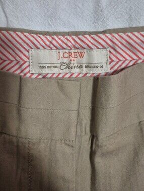 J. Crew Women's Chino Shorts in Khaki Tan Size 4